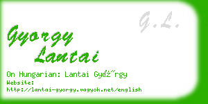 gyorgy lantai business card